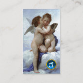 Cupid and Psyche as Children MONOGRAM Sapphire Visitekaartje (Achterkant)