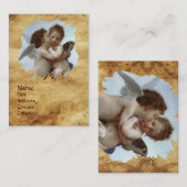 Cupid and Psyche as Children Parchment Visitekaartje (Voorkant / Achterkant)