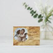 Cupid and Psyche as Children Parchment Visitekaartje (Staand voorkant)