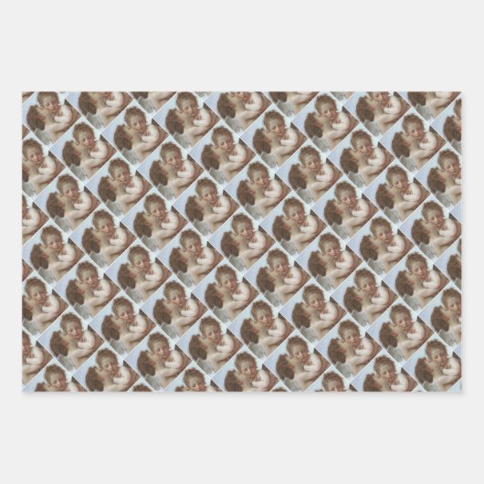 Cupid and Psyche as children - William Bouguereau Inpakpapier Vel (Voorkant 2)