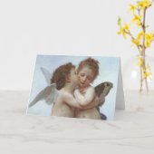Cupid and Psyche as children - William Bouguereau Kaart (Gele Bloem)