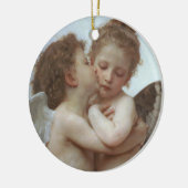 Cupid and Psyche as children - William Bouguereau Keramisch Ornament (Links)