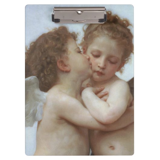Cupid and Psyche as children - William Bouguereau Klembord (Voorkant)