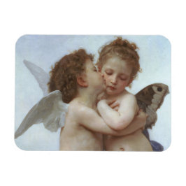 Cupid and Psyche as children - William Bouguereau Magneet