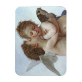 Cupid and Psyche as children - William Bouguereau Magneet (Verticaal)