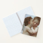 Cupid and Psyche as children - William Bouguereau Notitieboek (Binnen)