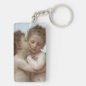 Cupid and Psyche as children - William Bouguereau Sleutelhanger (achterkant)