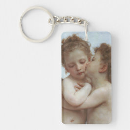 Cupid and Psyche as children - William Bouguereau Sleutelhanger