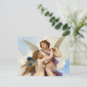 Cupid and Psyche  Bouguereau Briefkaart (Staand voorkant)