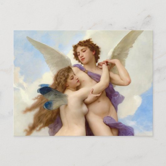Cupid and Psyche  Bouguereau Briefkaart (Voorkant)