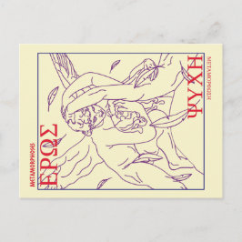 Cupid and Psyche Greek Mythology Classics Unique Briefkaart