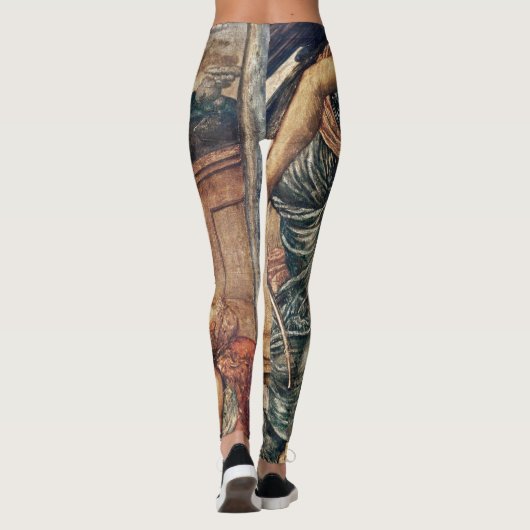 Cupid and Psyche Pre-Raphaelite schilderen, vrouwe Leggings (Achterkant)