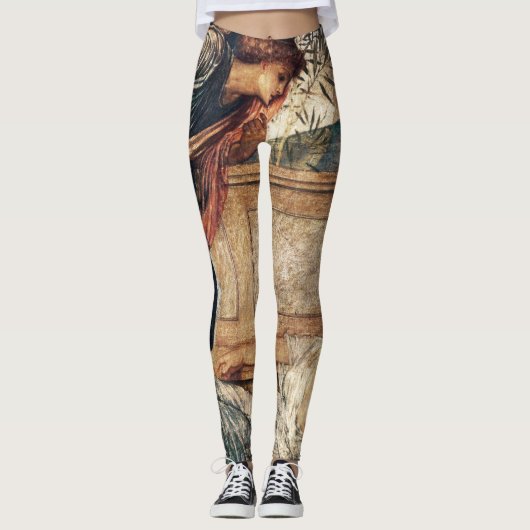 Cupid and Psyche Pre-Raphaelite schilderen, vrouwe Leggings (Voorkant)