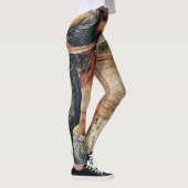 Cupid and Psyche Pre-Raphaelite schilderen, vrouwe Leggings (Rechts)