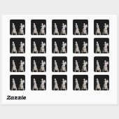 Cupid and Psyche, Sevres group, 1758 Vierkante Sticker (Vel)