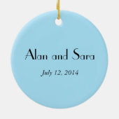 Cupid and Psyche Wedding Ornament (Achterkant)