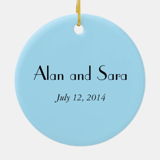 Cupid and Psyche Wedding Ornament (Achterkant)