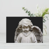 Cupid Angel, Memorial, condoleances Kaart (Staand voorkant)
