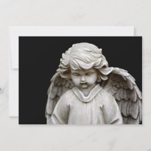 Cupid Angel, Memorial, condoleances Kaart