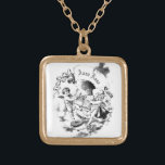 *~*  Cupid AP40 Cherub Reading Books Goud Vergulden Ketting<br><div class="desc">(zoekid AP40 voor gelijkaardige design) Goudbekleed KETTING - SQUARE Angels. PERSONALIZE en KLANT met jouw naam AAN dat omhoog op SCROLL zal shows. Victoriaans Retro Old Antiek ENGRAVED Classic Art of ANGELS / CHERUBS / CUPIDS reading BOOKS and SCROLLS. * Energetisch verbeterde Romantic Retro Antiek CHERUB ANGEL op een WITTE...</div>