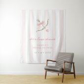 Cupid Arrow Love Struck Bridal Shower Welcome Wandkleed (In situ)
