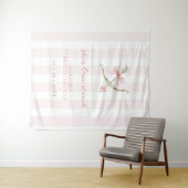Cupid Arrow Love Struck Bridal Shower Welcome Wandkleed (In Situ (horizontaal))