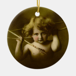Cupid Awake Lithograaf Keramisch Ornament