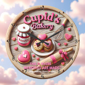 Cupid Bakery Sweetheart Keuken Grote Klok