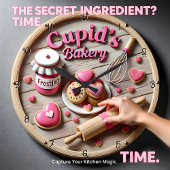 Cupid Bakery Sweetheart Keuken Grote Klok