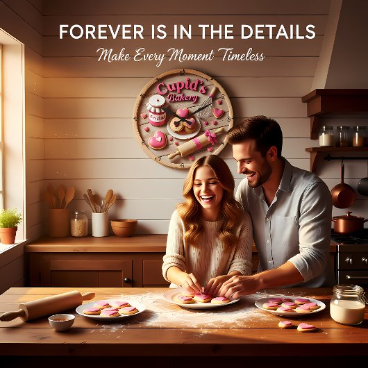 Cupid Bakery Sweetheart Kitchen Grote Klok