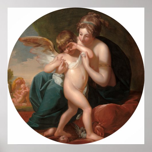 Cupid - Benjamin West Fine Art Poster (Voorkant)