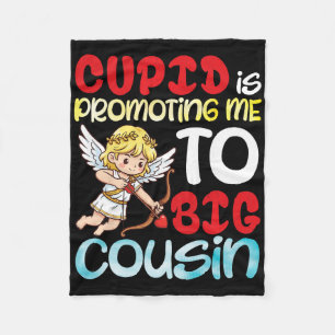 Cupid Bevordert Me Tot Oom Valentijn Zwanger Fleece Deken