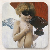 Cupid bij de Masker Ball Onderzetter (Voorkant)