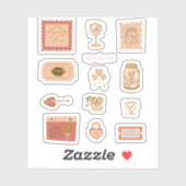 Cupid boho Love scrapbook Sticker (Vel)