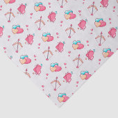 Cupid Boog Pijl Liefde Hart Patroon Valentijnsdag Tissuepapier (Detail)