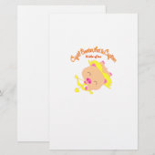 Cupid Bootan Briefpapier (Voorkant / Achterkant)