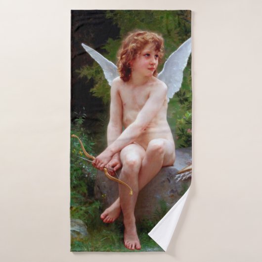 Cupid, Bouguereau Badhanddoek (Badhanddoek)
