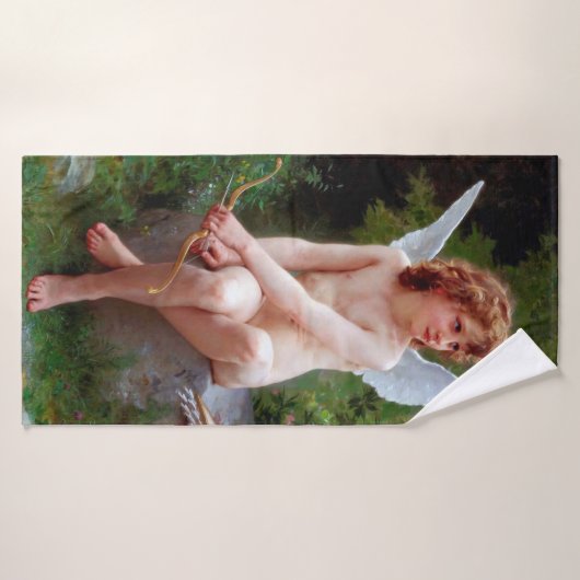 Cupid, Bouguereau Badhanddoek (Badhanddoek)