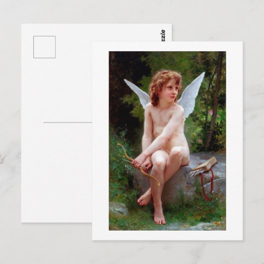 Cupid, Bouguereau Briefkaart (Voorkant / Achterkant)