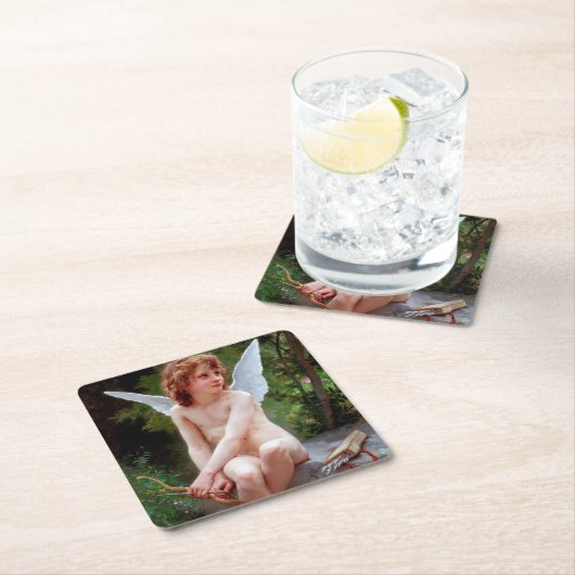 Cupid, Bouguereau Kartonnen Onderzetters (Insitu)