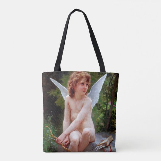 Cupid, Bouguereau Tote Bag (Achterkant)