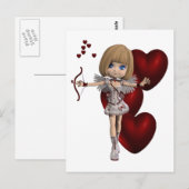 Cupid Briefkaart (Voorkant / Achterkant)