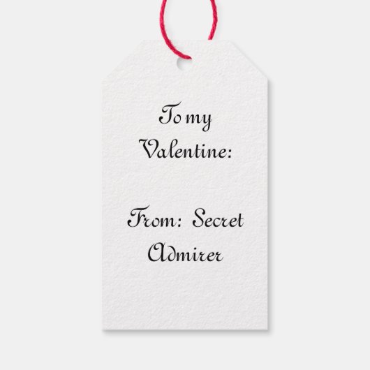  Cupid Cadeaulabel (Achterkant)