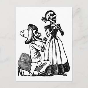 Cupid Calavera, Skeleton Lovers c. jaren '00 Briefkaart