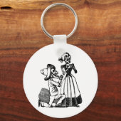 Cupid Calavera, Skeleton Lovers c. jaren '00 Sleutelhanger (Voorkant)