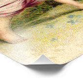 Cupid Cherub Angel Dove Heart Foto Afdruk (Hoek)