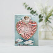 Cupid Cherub Angel Kaleidoscope Briefkaart (Staand voorkant)