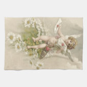 Cupid Cherub Angel Valentijn Daisy Theedoek (Horizontaal)