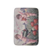 Cupid Cherub Angel Watering Heart Badmat (Voorkant Verticaal)