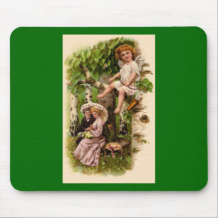 Cupid & Couple  Valentijnse Mousepad Muismat